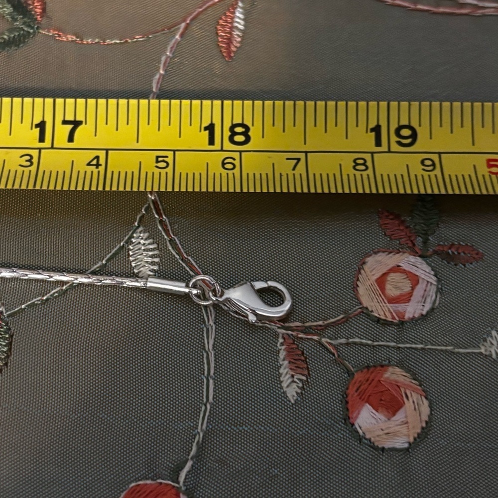 Pappagallo Blue Enamel Silver Plated Bead Necklace - Picture 5 of 5